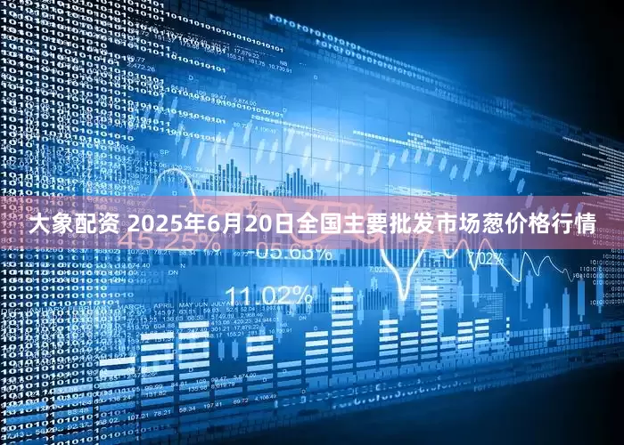 大象配资 2025年6月20日全国主要批发市场葱价格行情
