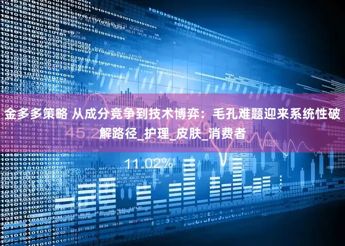金多多策略 从成分竞争到技术博弈：毛孔难题迎来系统性破解路径_护理_皮肤_消费者
